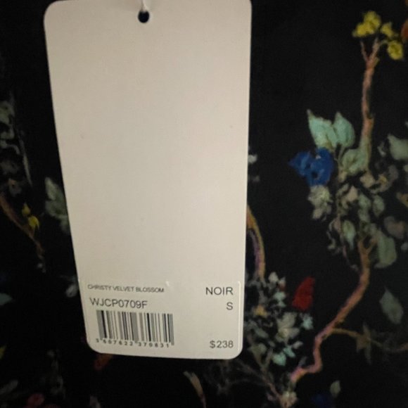 Zadig & Voltaire -- Christy Velvet in Noir - Picture 4 of 4